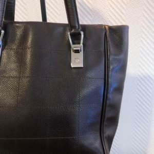 Chanel sac Petit shopping cuir marron