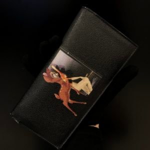 Portefeuille cuir grainé Givenchy Bambi Antigona