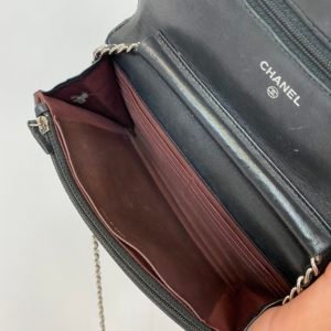 Wallet on chain noir Chanel