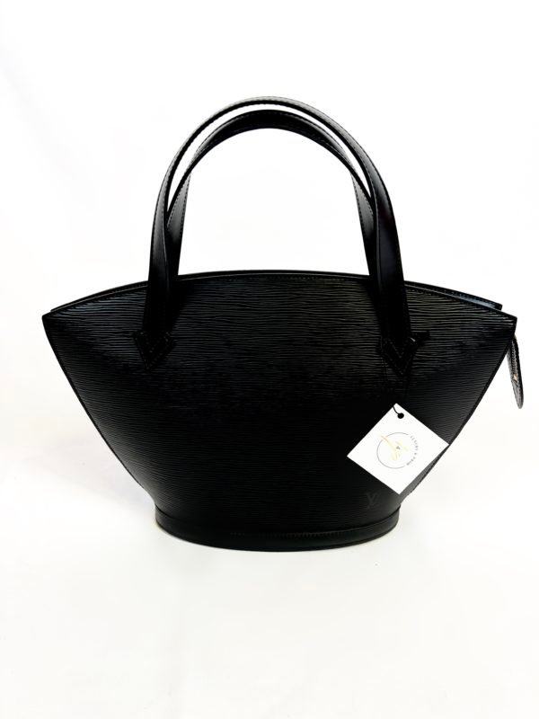 Louis Vuitton sac Saint Jacques cuir épi noir