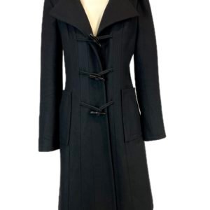 Chanel Duffle coat laine noir