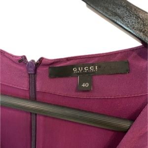 Gucci robe en soie violette