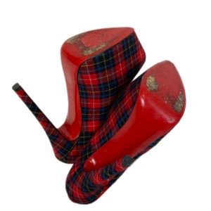 Louboutin, escarpins Lady Daf à motifs écossais