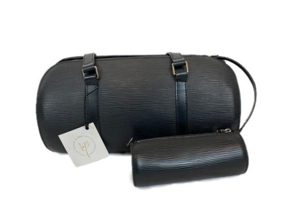 Louis Vuitton, Sac « Soufflot » en cuir épi noir