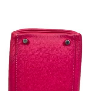 Hermès, Sac « Kelly Retourné » bicolore 35cm en cuir Epsom rose et bordeaux