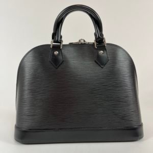 Louis Vuitton sac Alma cuir épi noir PM