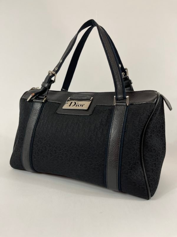 Dior sac en toile Dior Oblique noir