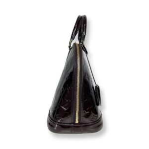 Louis Vuitton, Sac Alma PM en cuir vernis Monogram Amarante