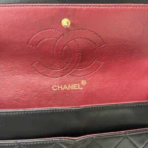 Chanel, Sac "Timeless" 25cm en cuir agneau noir