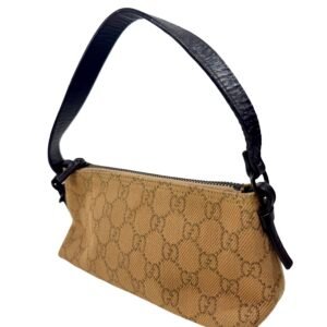 Gucci, sac baguette toile GG
