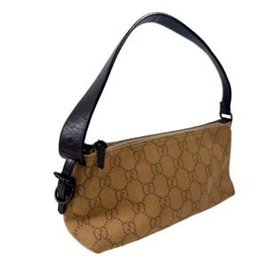 Gucci, sac baguette toile GG