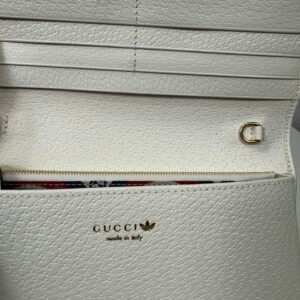 Gucci X Adidas - Wallet-On-Chain blanc et noir