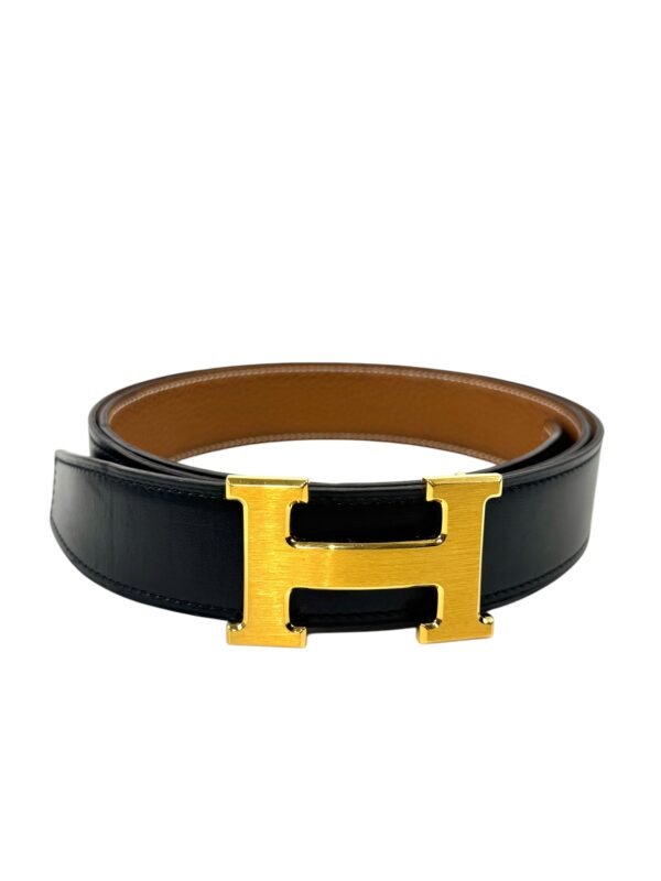 Hermès, ceinture réversible boucle H