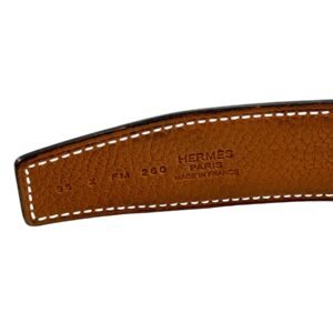 Hermès, ceinture réversible boucle H