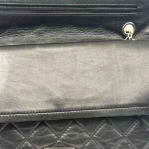 Chanel , Sac "2.55 maxi" cuir noir