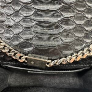 Yves Saint Laurent, Sac mini "Kate" python noir