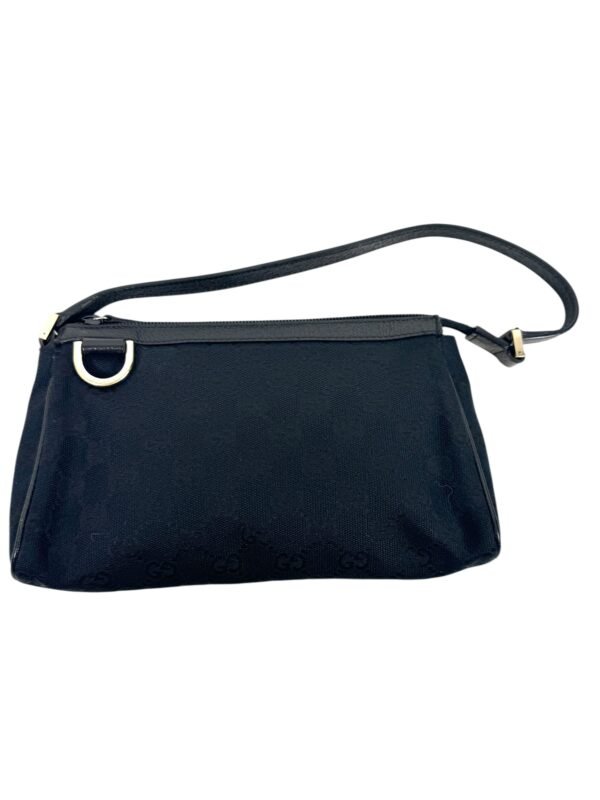 Gucci, Pochette Gucci toile GG noir