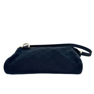 Gucci, Pochette Gucci toile GG noir