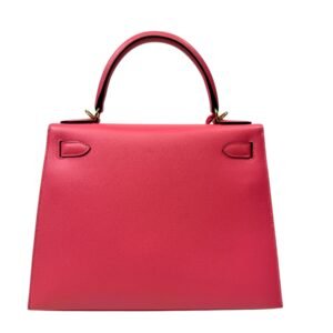 Hermès, Sac « Kelly Sellier » 28 rose azalée