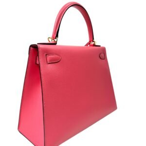 Hermès, Sac « Kelly Sellier » 28 rose azalée
