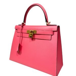 Hermès, Sac « Kelly Sellier » 28 rose azalée