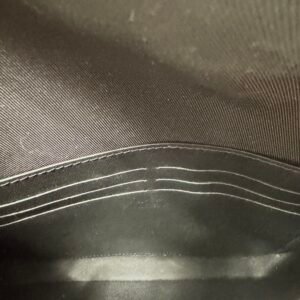 Louis Vuitton année 2022 Pochette « S Lock A4 » en toile Monogram macassar