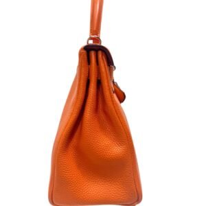 Hermès, Sac "Kelly Retourné" 28 orange – Image 7