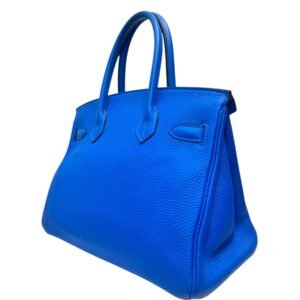 Hermès, Sac « Birkin » 30 bleu hydra