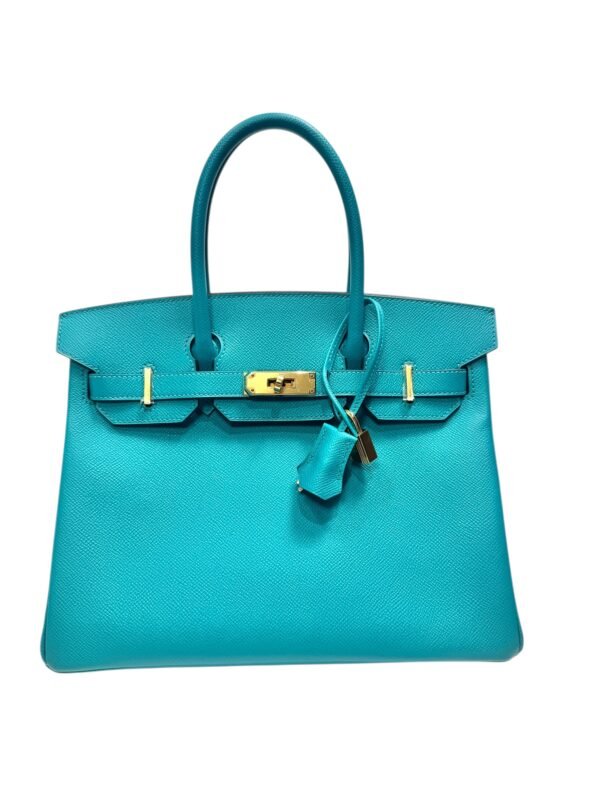 Hermès, Sac « Birkin » 30 bleu paon