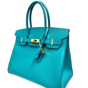Hermès, Sac « Birkin » 30 bleu paon