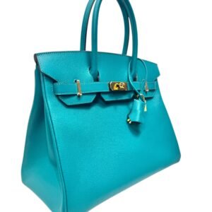 Hermès, Sac « Birkin » 30 bleu paon
