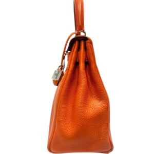 Hermès, Sac "Kelly Retourné" 28 orange – Image 3