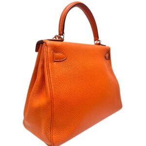 Hermès, Sac "Kelly Retourné" 28 orange – Image 2