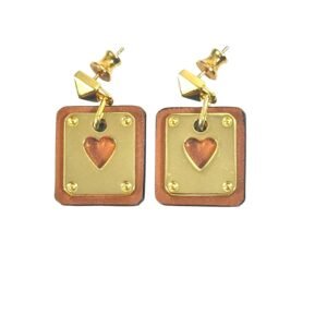 Hermès, Boucles d’oreilles « As de Coeur »