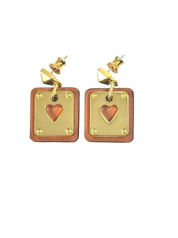 Hermès, Boucles d’oreilles « As de Coeur »