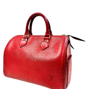 Louis Vuitton, Sac « Speedy » 30 cuir épi rouge