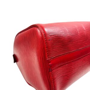 Louis Vuitton, Sac « Speedy » 30 cuir épi rouge