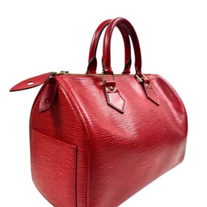 Louis Vuitton, Sac « Speedy » 30 cuir épi rouge