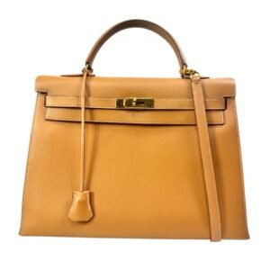 Hermès, Sac "Kelly sellier" 35 Gold