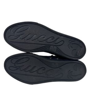 Gucci, Baskets montantes en toile GG noire