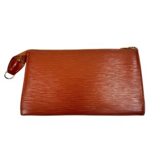 Louis Vuitton, Pochette en cuir épi.