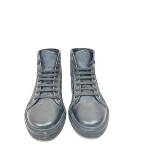 Gucci, Baskets montantes en toile GG noire