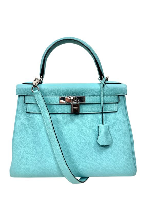 Hermès Paris made in France année 2015 Sac « Kelly Retourné » 28cm en veau Togo atoll