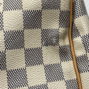 Louis Vuitton année 2011 Sac « Speedy » 30cm en toile damier azur