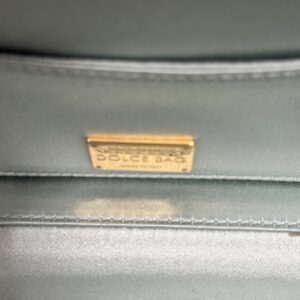 Dolce&Gabbana, pochette main clutch satiné strassé Rainbow multicolore