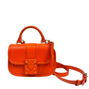 Louis Vuitton année 2023 Sac « Hide and Seek » en cuir épi orange Minnesota
