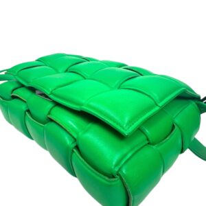 Bottega Veneta Sac « Cassette » en cuir entrelacé vert