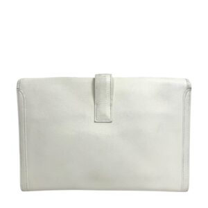 Hermès, Pochette Jige blanche – Image 2