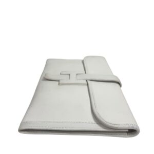 Hermès, Pochette Jige blanche – Image 3