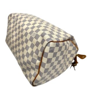 Louis Vuitton année 2011 Sac « Speedy » 30cm en toile damier azur